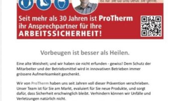 ProTherm AG Schutz ver fascht jedi Situation