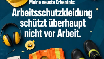 Schützt nicht vor der Arbeit 😆